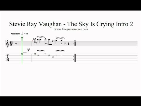 stevie ray vaughan the sky is crying intro part 2 guitar lesson youtube