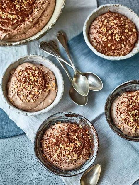 Nadiya Hussain Chocolate Hazelnut Mousse Recipe Time To Eat BBC