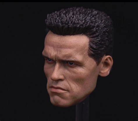 Custom 16 Arnold Schwarzenegger Head Sculpt 20 Terminator T800 For