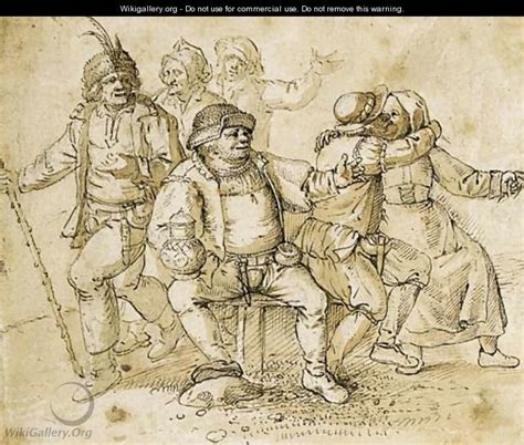 A Group Of Peasants Merrymaking David Vinckboons