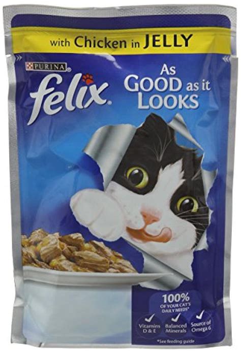Felix As Good As It Looks Wet Cat Food Chicken In Jelly Pouch G