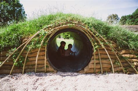 Tunnels And Mounds Earth Wrights Natural Play Kids Playground