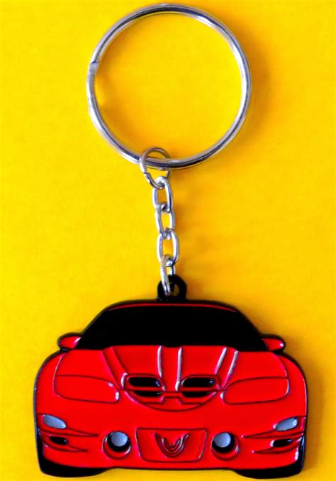 Pontiac Trans Am WS6 Keychain Double Sided RED 1998 2002 Etsy Canada