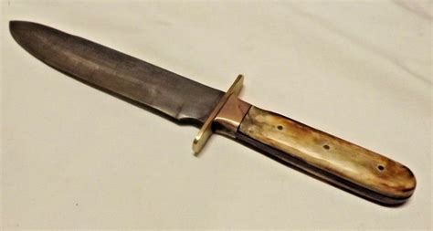 11 Hunting Knife Missouri Belt Knife Antique Finish Blade Stamped