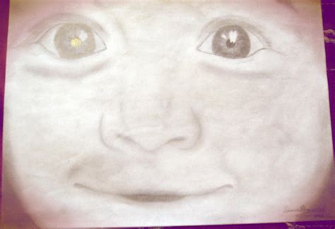 Cute Baby Face Drawing By Dianovich Diana Fine Art America