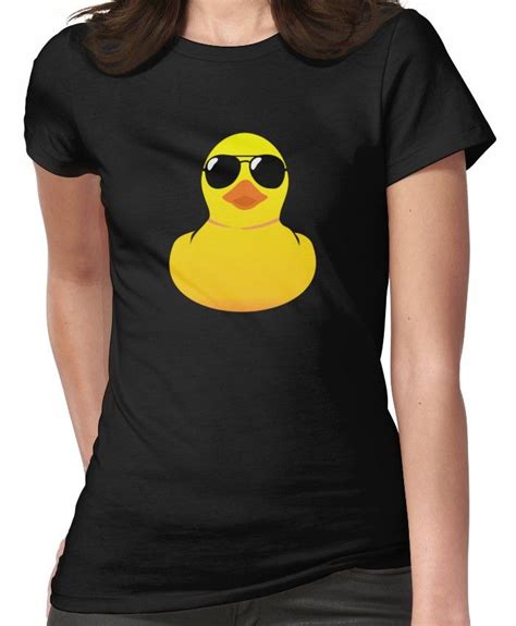 Yellow Cool Rubber Duck Womens T Shirt Ducky Rubber Duck Teacher