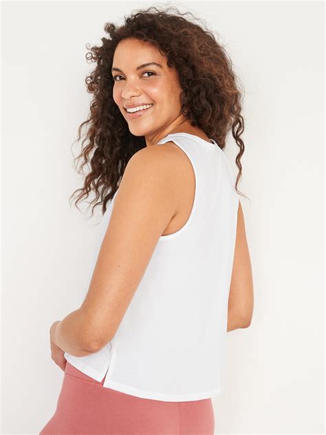 Ultralite Cropped Tank Top For Women Old Navy