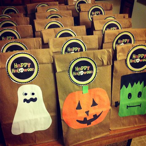 Halloween T Bags Halloween Treat Bags Diy Halloween Treat Holders