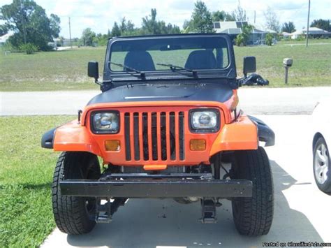 87 Jeep Yj Wrangler Price 5500 Obo For Sale In Cape Coral Florida