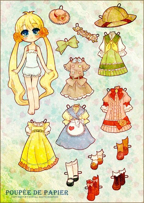 181 Best Anime Paperdolls Images On Pinterest Doll Japan Japanese