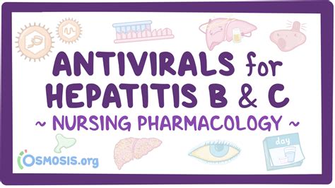 Antivirals For Hepatitis B And C Nursing Pharmacology Osmosis Video