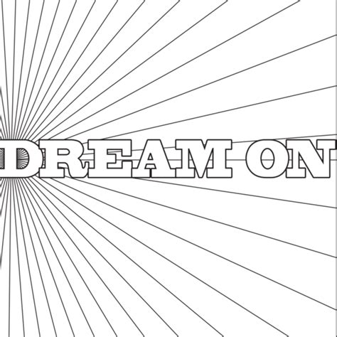 Dream On Coloring Page Babadoodle