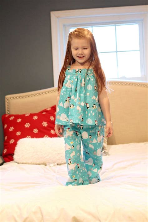 Adelaide Pajama Set Pdf Sewing Pattern Including Sizes 12 Etsy Kids