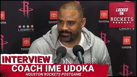 Ime Udoka Postgame Houston Rockets Vs Los Angeles Lakers 2023 2024