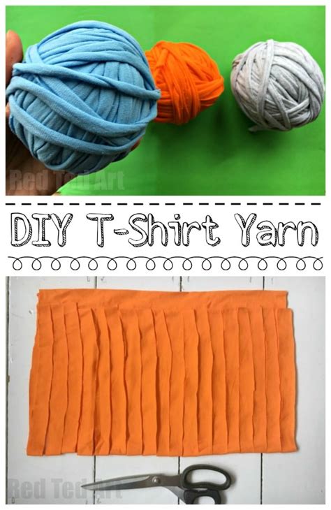How To Make T Shirt Yarn Red Ted Art Kids Crafts