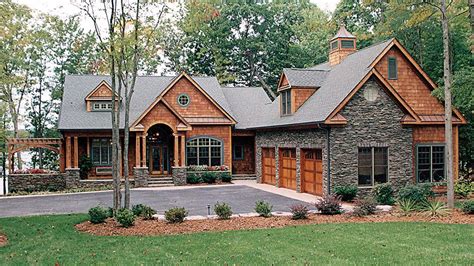 Lakeside Home Designs From Craftsman Style House Plans