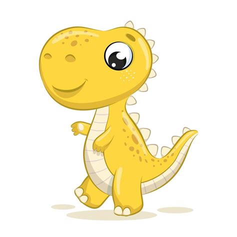 Cute Baby Dinosaur Illustration Vector Cartoon Illustration 3242238