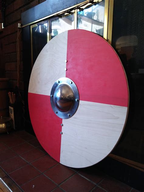 Viking Round Shield 25 Basic Norse Round Etsy