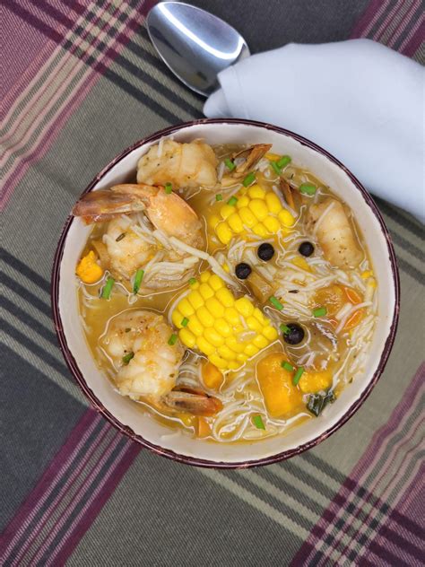 Jamaican Style Spicy Shrimp Noodle Soup Food And Travel Explora