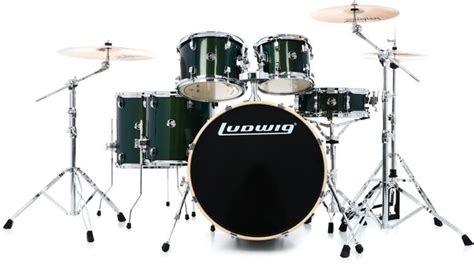Ludwig Element Evolution Lcee6220 6 Piece Complete Drum Set With