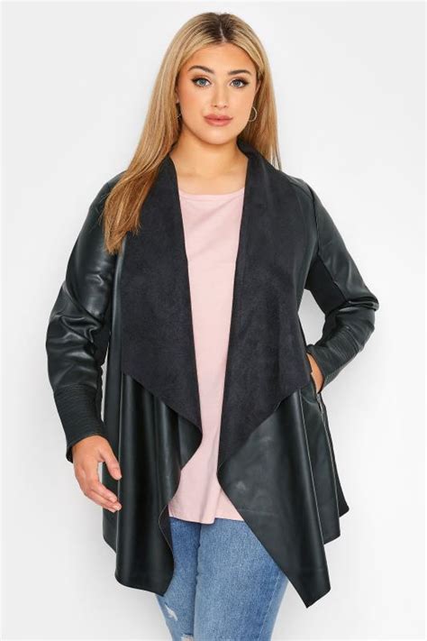 Plus Size Faux Leather Jackets Yours Clothing