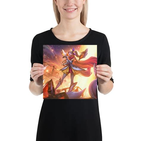 Star Guardian Seraphine Splash Art Poster League Of Legends 12k Res Etsy