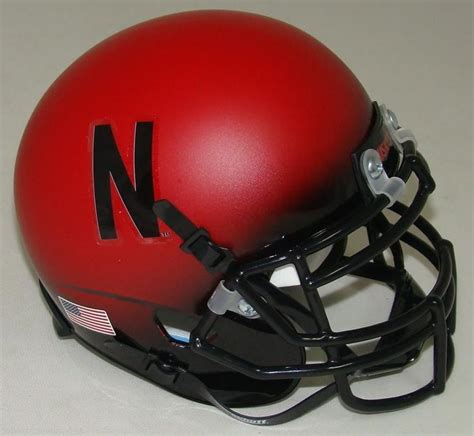 Nebraska Cornhuskers Ncaa Schutt Xp Red And Black Alternate 3 Full Size