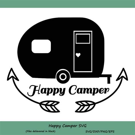 Happy Camper Svg Camper Svg Camping Svg Camper Cut Files