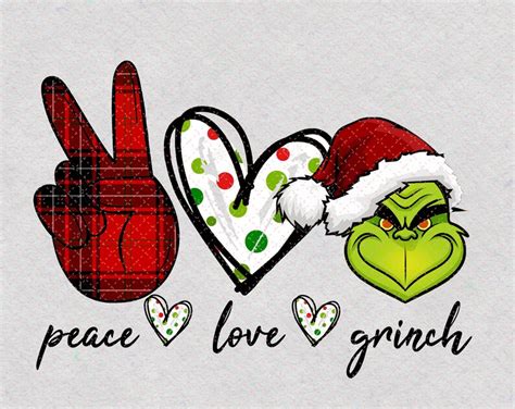 269 Peace Love Grinch Svg Free SVG PNG EPS DXF File
