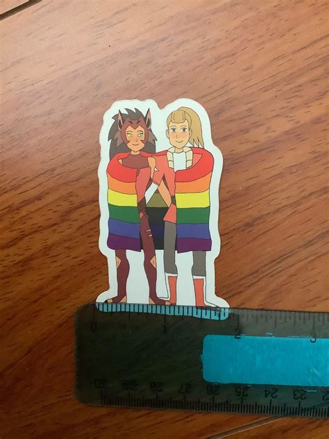 She Ra Catradora Pride Flag Sticker Etsy
