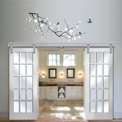 Lincoln park primed interior sliding barn door slab with hardware kit: Exterior Doors With Glass | Victorian Doors | Front Door ...