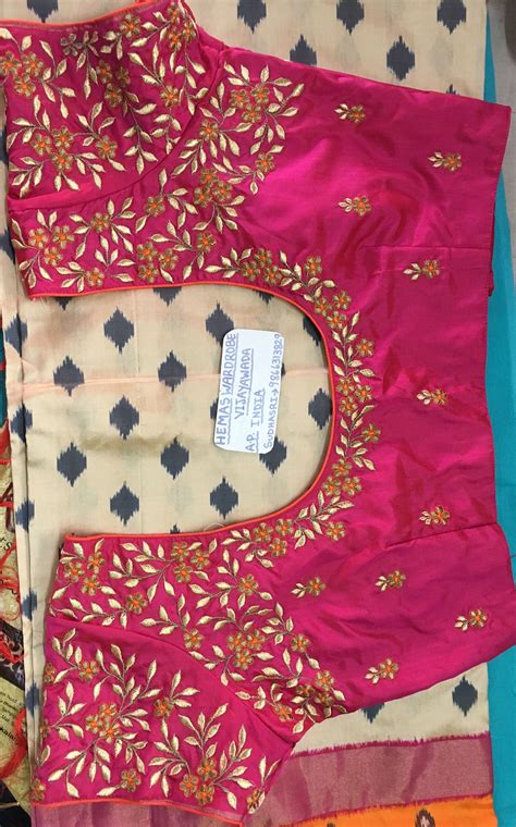 Sudhasri Hemaswardrobe Embroidery Blouse Designs Blouse Designs