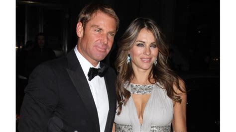 Shane Warnes Romance With Elizabeth Hurley Just Fizzled Out 8days