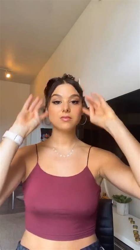 Kira Kosarin Sexy Braless Boobs And Pokies Instagram Live Video 1