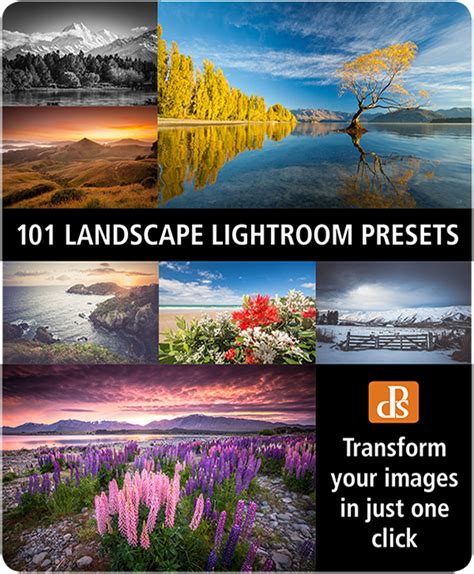Free film effect lightroom presets. 101 Landscape Lightroom Presets
