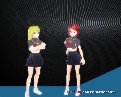 Redbull Anime Girl By F1cartoonsmemes On Deviantart