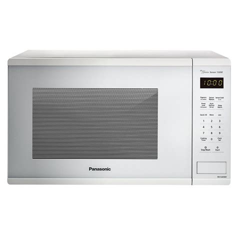 Panasonic 13 Cu Ft Countertop Microwave In White With Genius Cooking