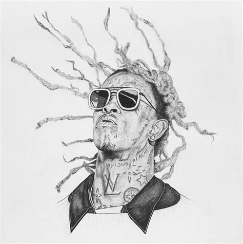 Free Thug Young Thug Pencil Drawing By Unheard Of World Rrap