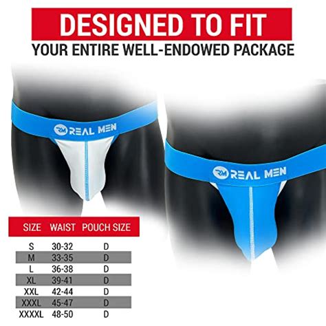 Real Men Pouch Jock Strap Vasectomy Underwear Athletic Supporters For