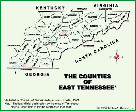 Map Of East Tennessee