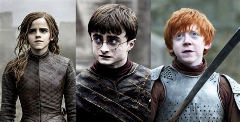 Ai Transforms Five Harry Potter Cast Into Game Of Thrones Characters
