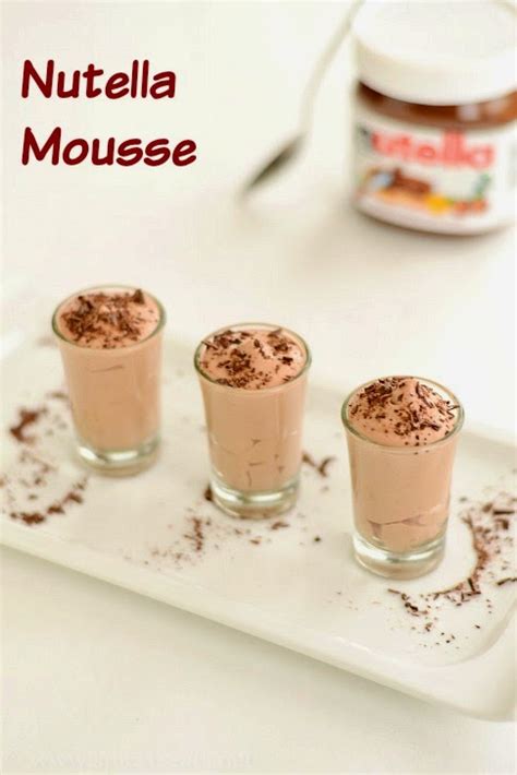 Spicy Treats Nutella Mousse Recipe Eggless Nutella Mousse 2