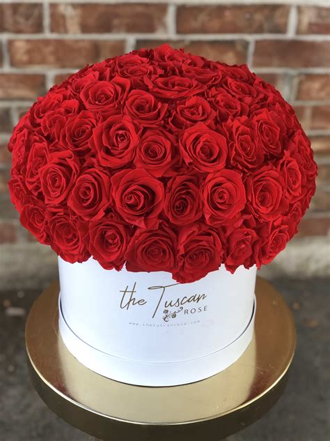 Forever Roses Box By The Tuscan Rose Florist