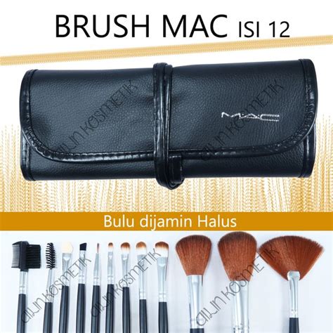 Jual Mac Brush Set Isi 12 Kuas Mac Dengan Tas Kulit Garansi Lembut Di Lapak Ailin Kosmetik Jkt