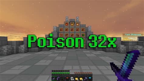Poison 32x Green Pack Minecraft Pvp Texture Pack Youtube