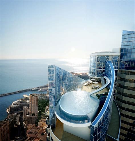 The Penthouse At Tour Odeon In Monaco Features A Waterslide Connecting