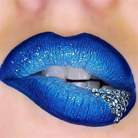 Blue Lipstick Shades We Re Falling For This Season