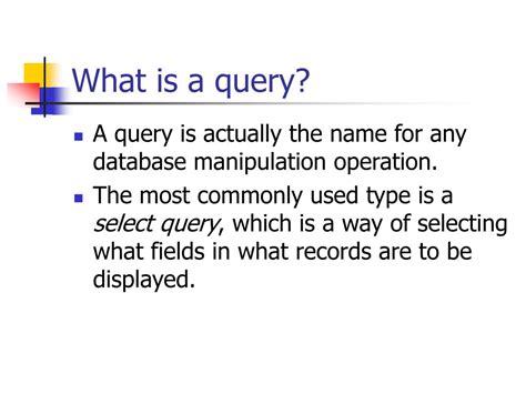Ppt Queries Powerpoint Presentation Free Download Id494135