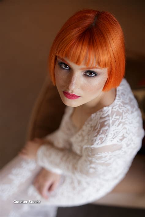Redhead Face Face Women Model Portrait 500px Short Hair Birds Eye View