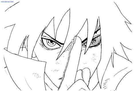 Sasuke Coloring Pages